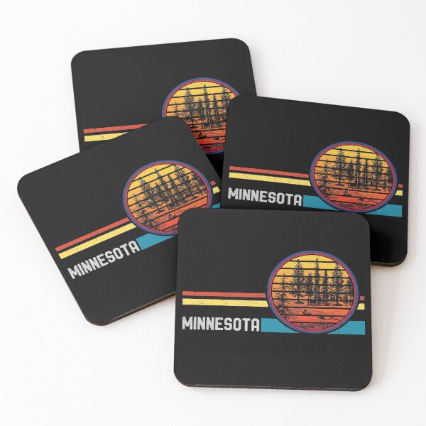 Item preview, Retro Vintage Minnesota Mn 80s Forest Lake Mountain Sunset designed and sold by mrsmitful.