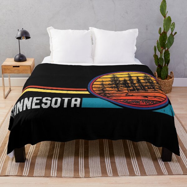 Item preview, Retro Vintage Minnesota Mn 80s Forest Lake Mountain Sunset designed and sold by mrsmitful.