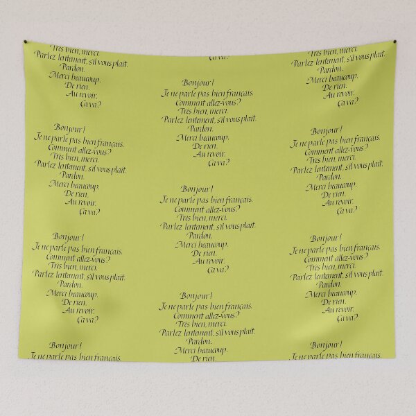 Item preview, Bonjour! French cheatsheet designed and sold by Rita Planchon.