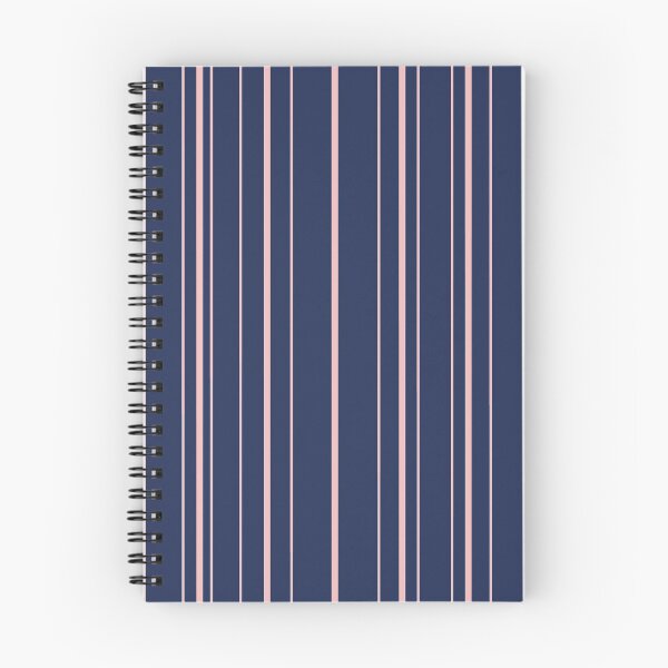 Item preview, Blush Pink Variegated Stripes on Navy Blue Solid. Clean Minimalist Stripe Design in Beautiful Colors designed and sold by kierkegaard.