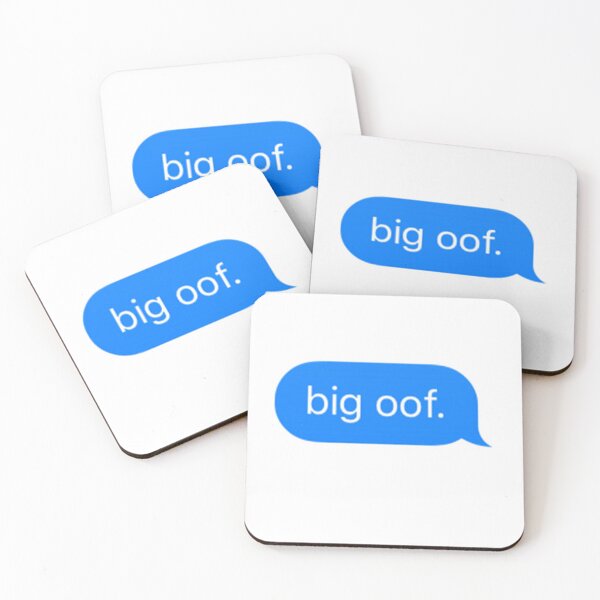 Item preview, Big Oof.  imessage designed and sold by RachelTintedRed.