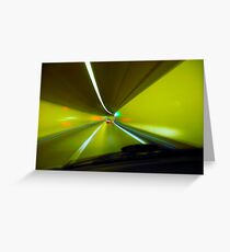 Tunnel drive Greeting Card