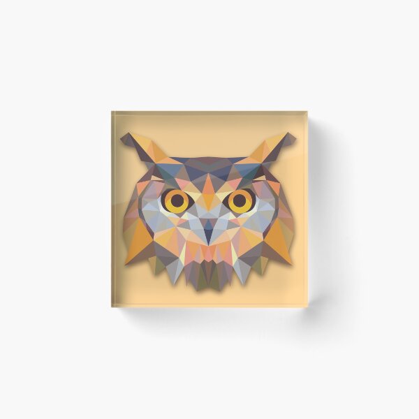 Item preview, Fractal Owl designed and sold by Pink Pineapple Works.