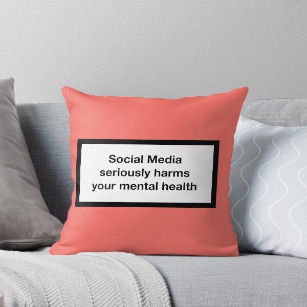 Item preview, Social media seriously harms your mental health designed and sold by asymmetrickid.