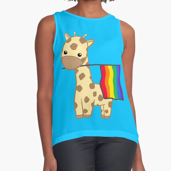 Rainbow Giraffe Women's Tank