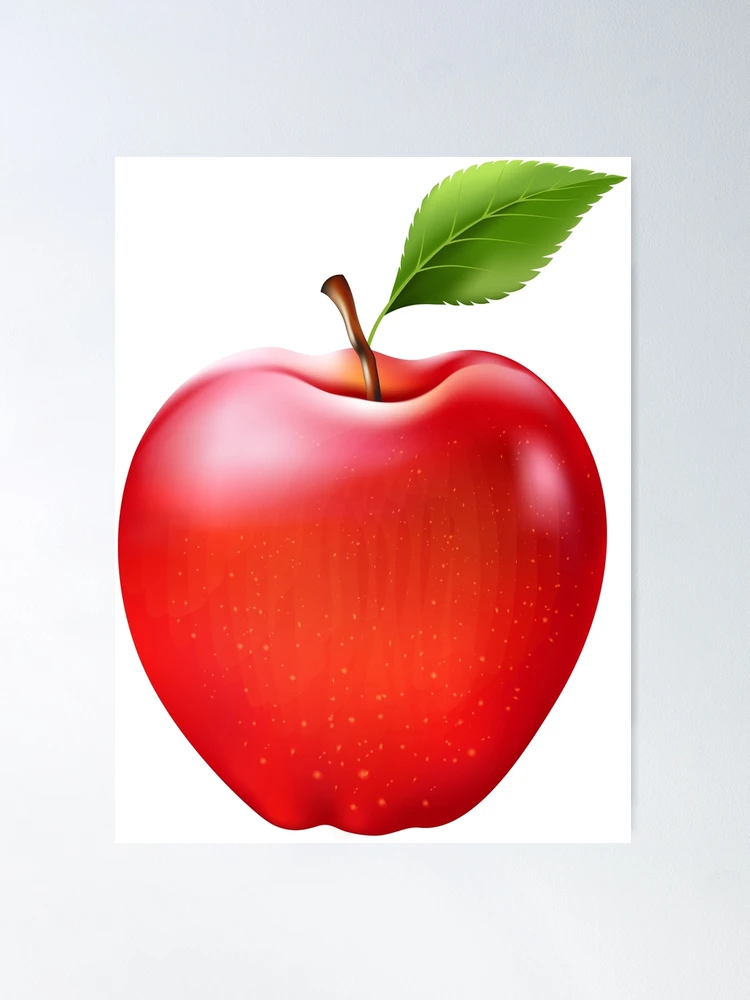 muku　Apple Poster fposter,medium,wall_texture,