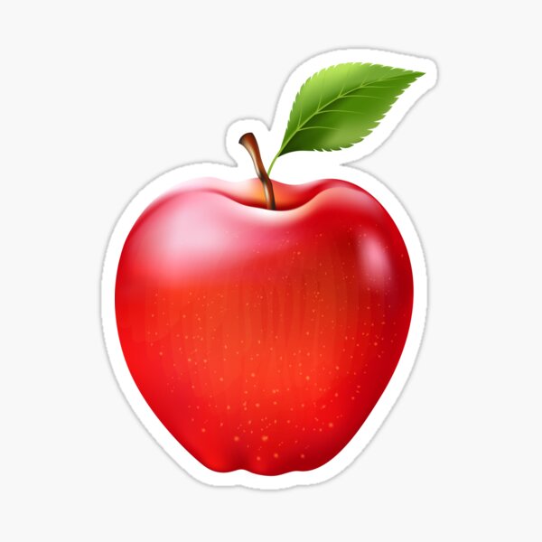 Red apple / Red apple Sticker