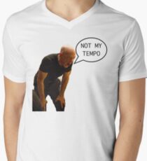 Nicht ganz mein Tempo T-Shirt mit V-Ausschnitt für Männer
