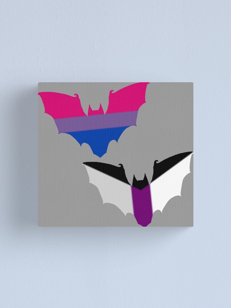 Bi Demisexual Pride Bats Canvas Print By Shaneisadragon Redbubble 2722