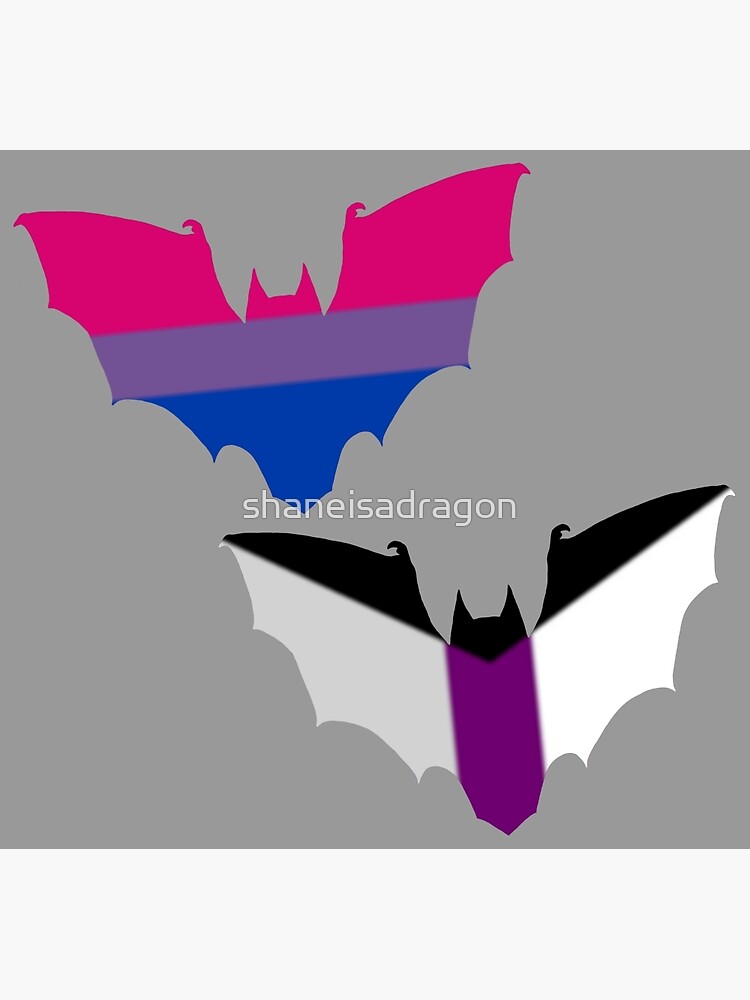 Bi Demisexual Pride Bats Canvas Print By Shaneisadragon Redbubble 1556