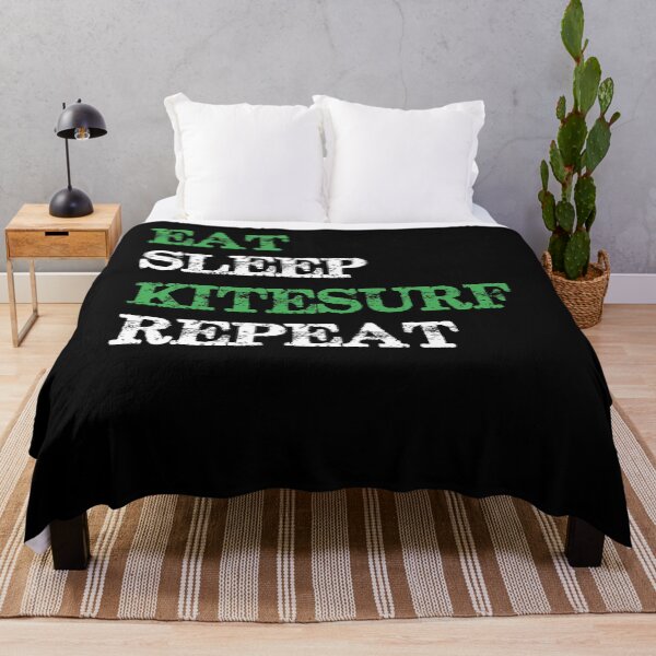 Item preview, Eat Sleep Kitesurf Repeat |Surfing|Ocean|Sea|Kite|Surf|Surfer| designed and sold by BiagioDeFranco.