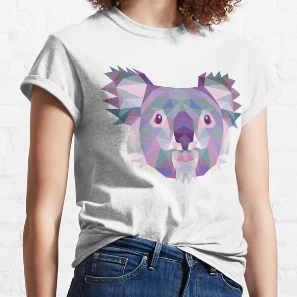 Fractal Koala Bear Classic T-Shirt