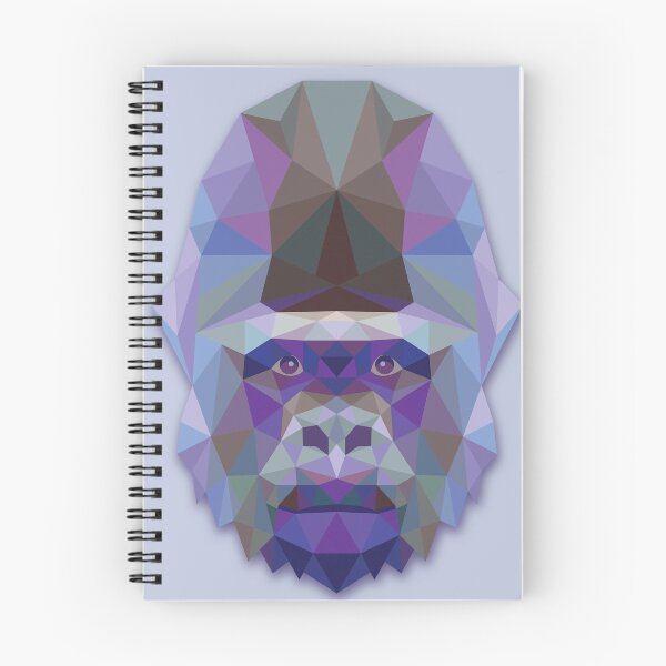 Artikelvorschau, Fraktaler Gorilla entworfen und verkauft von Pink Pineapple Works.