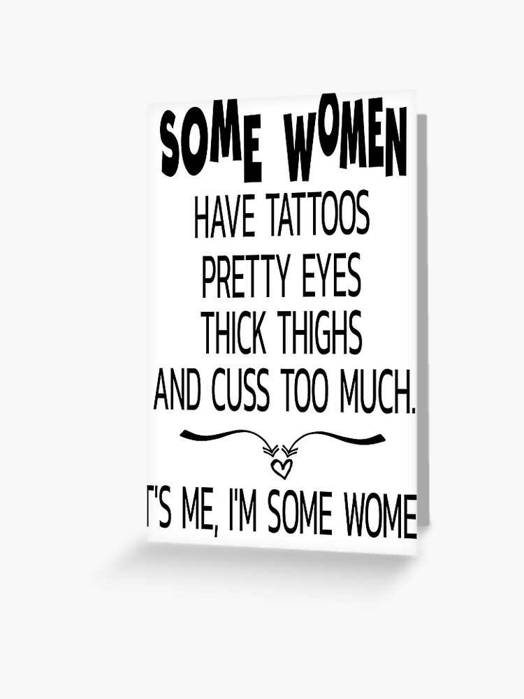 Glossy Sticker FBomb Mom With Tattoos Pretty Eyes and Thick Thighs  eBay