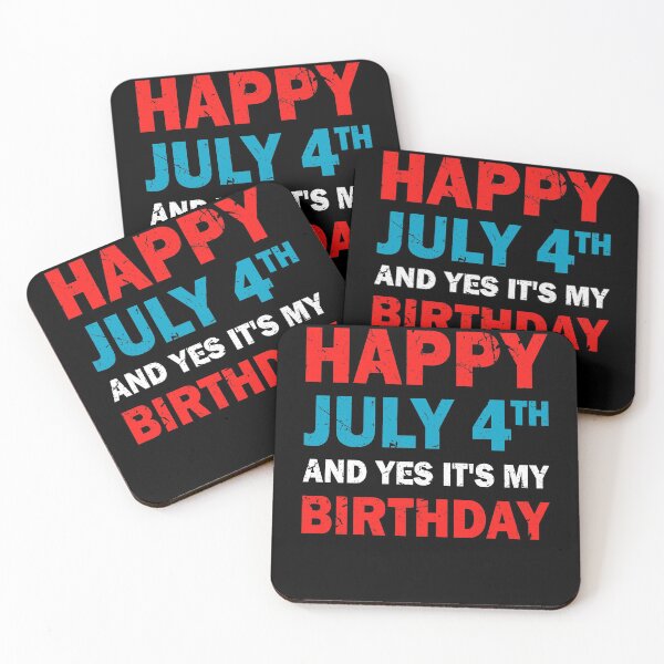 Item preview, Happy Fourth Of July And Yes Its My Birthday |Funny|Bday|4th Of July| designed and sold by BiagioDeFranco.