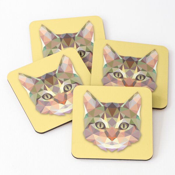 Artikelvorschau, Fraktale Kitty Katze entworfen und verkauft von Pink Pineapple Works.