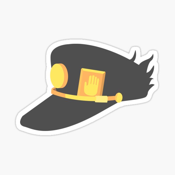 Jotaro Hat Sticker By Nehciy Redbubble - roblox jotaro hat decal