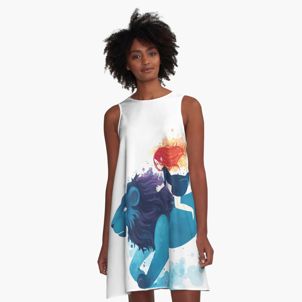 Item preview, A-Line Dress designed and sold by freeminds.