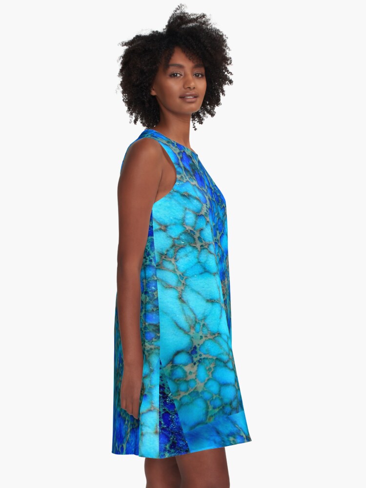 Alternate view of Turquoise stone A-Line Dress