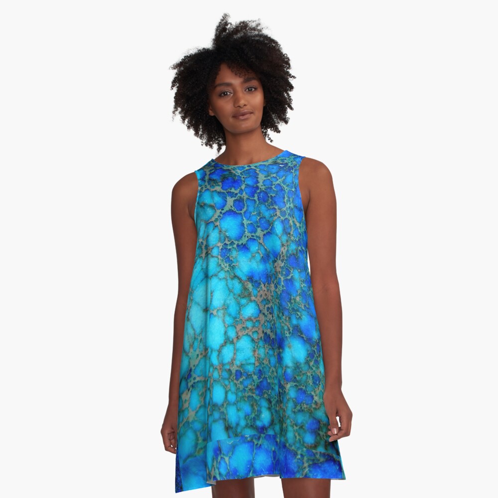 Turquoise stone  A-Line Dress