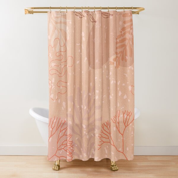 Item preview, trendy abstract botanical terracotta  designed and sold by Anika Todalen.