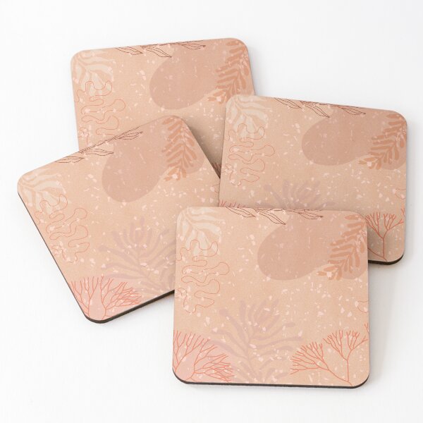 Item preview, trendy abstract botanical terracotta  designed and sold by Anika Todalen.