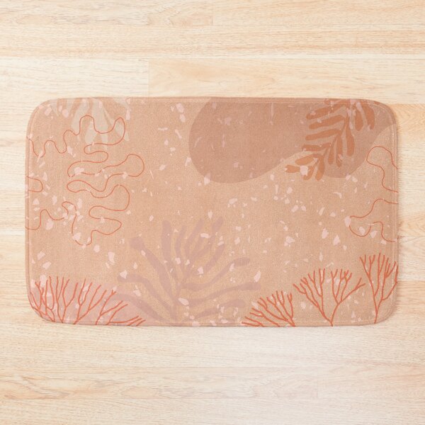 Item preview, trendy abstract botanical terracotta  designed and sold by Anika Todalen.