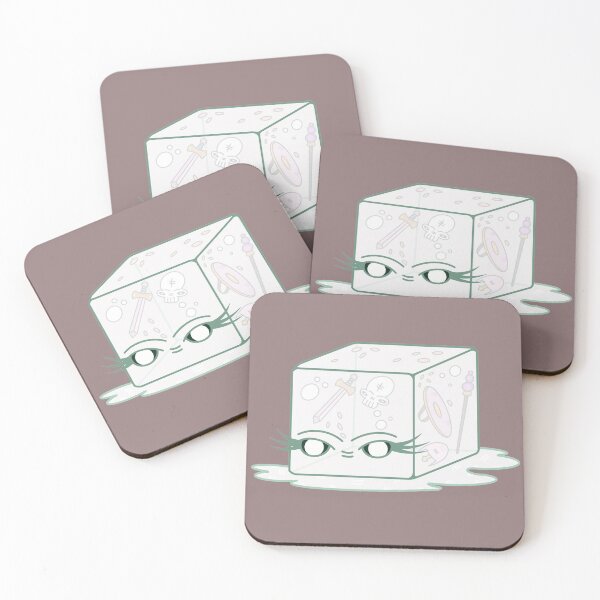 Item preview, a friendly gelatinous cube (clear) designed and sold by tentaclemade.