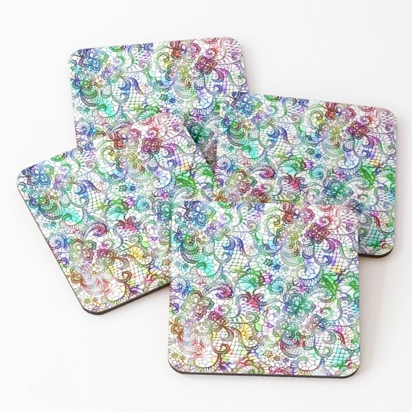 Item preview, Colorful Lace designed and sold by Valina Moon Creations.