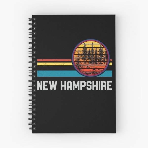 Item preview, Vintage Retro New Hampshire 80s 70s Lake Pine Forest Sunset designed and sold by mrsmitful.