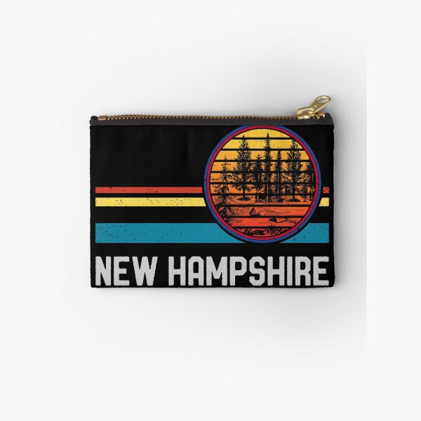 Item preview, Vintage Retro New Hampshire 80s 70s Lake Pine Forest Sunset designed and sold by mrsmitful.