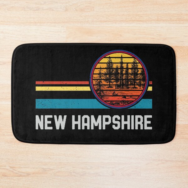 Item preview, Vintage Retro New Hampshire 80s 70s Lake Pine Forest Sunset designed and sold by mrsmitful.