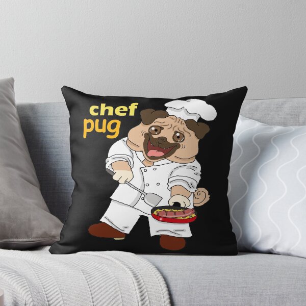Item preview, Chef Pug Pug Dogs Cook Gift Restaurant Shirt designed and sold by eiwo87.
