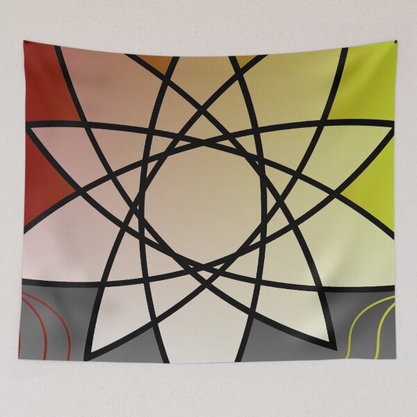 Item preview, Water Symbol - abstract lily- geometric flower designed and sold by EllianhPi.