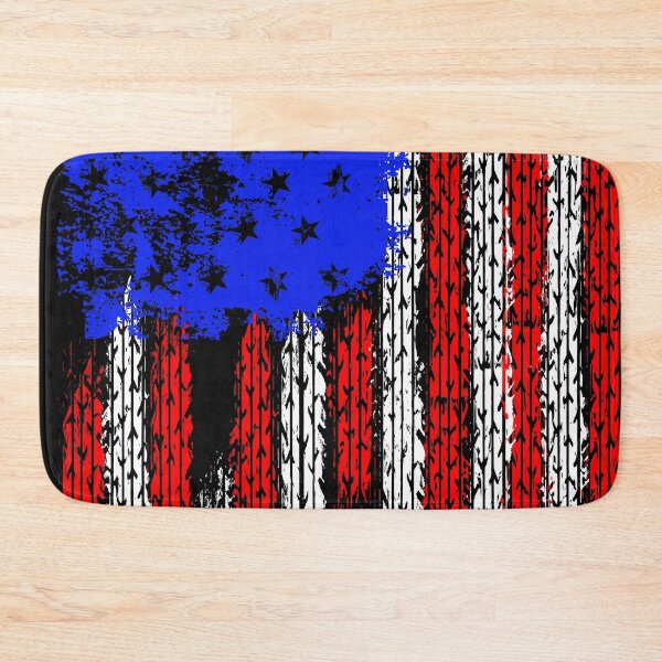 Artikelvorschau, 4x4 off road USA Flagge entworfen und verkauft von B0red.