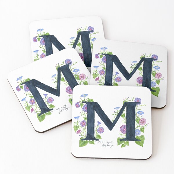 Item preview, M is for Morning Glory designed and sold by Laura Jane Kirton.
