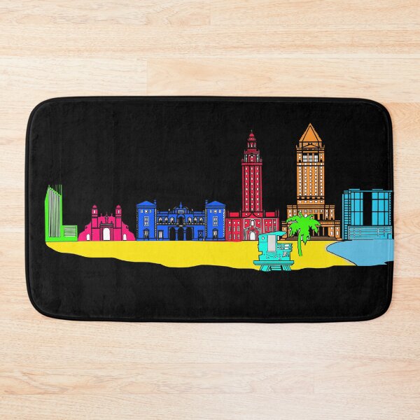 Item preview, Miami skyline designed and sold by KitCatCards.