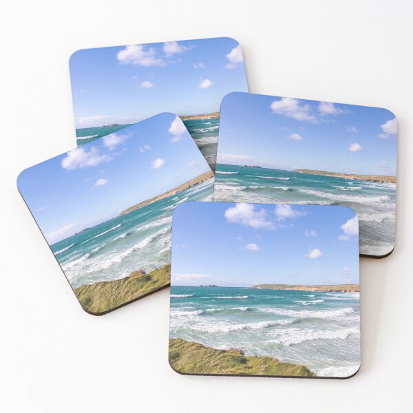 Item preview, Waves riding in at Gwithian Sands, Cornwall, UK designed and sold by Zoe Power.