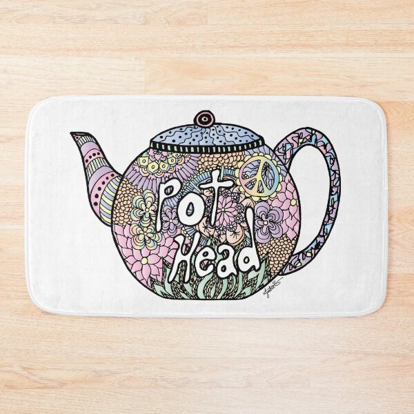 Item preview, Tea Pot Head designed and sold by Julie Erin Designs.