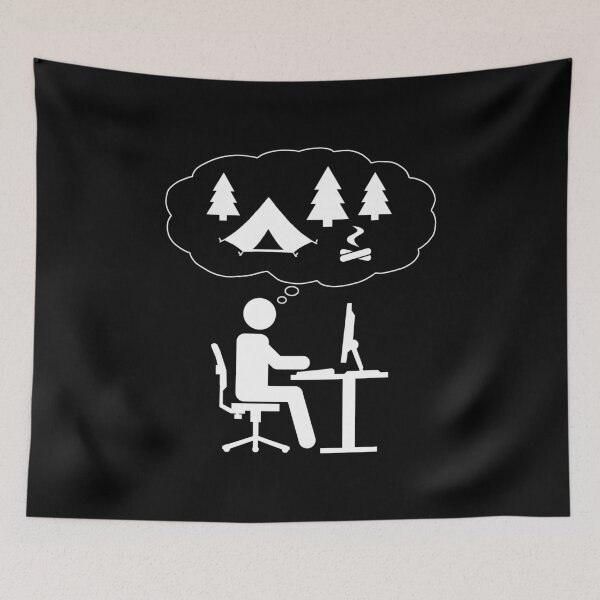 Item preview, Office Dreamer - Camping designed and sold by CCCDesign.
