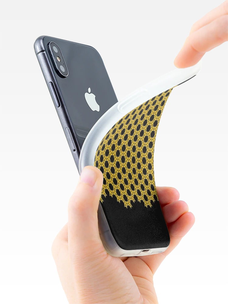 Thumbnail 4 of 5, iPhone Case, Orange Geometric Pattern designed and sold by Patterner.