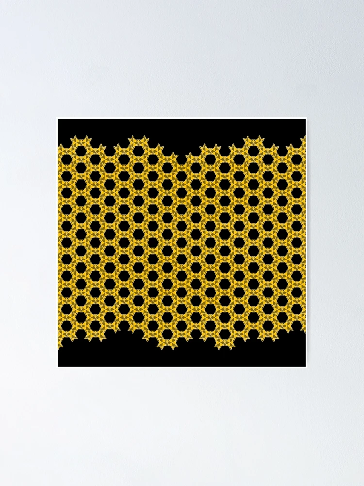 Thumbnail 1 of 3, Poster, Orange Geometric Pattern designed and sold by Patterner.