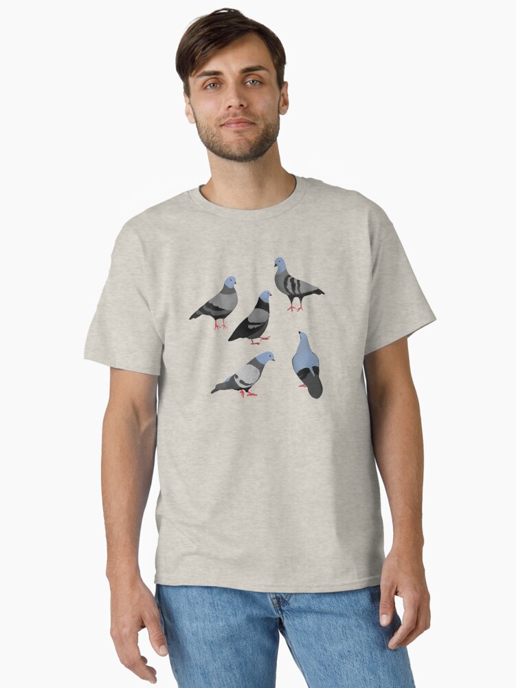 Thumbnail 1 of 7, Classic T-Shirt, Design 33 - The Pigeons designed and sold by divafern.