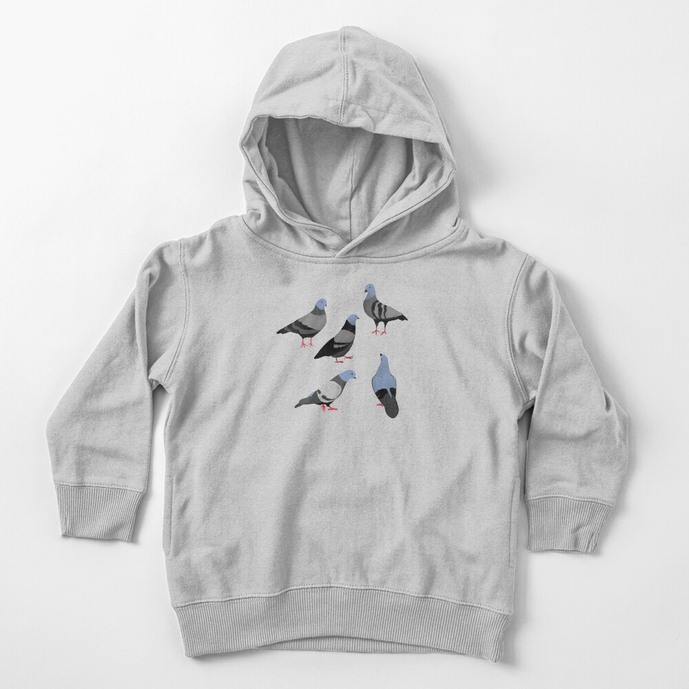 Design 33 - The Pigeons Toddler Pullover Hoodie