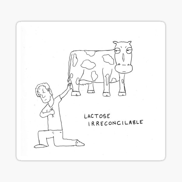 Lactose Irreconcilable Sticker