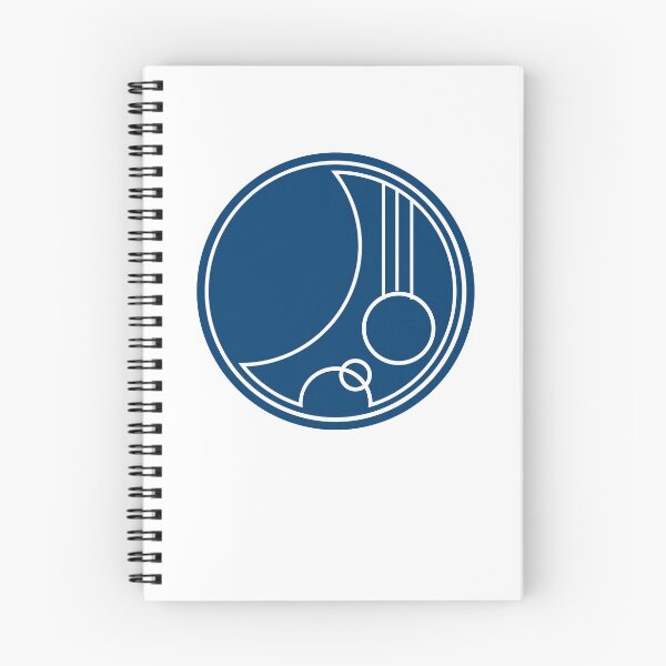 Item preview, Tom in Circular Gallifreyan Alphabet White on TARDIS Blue designed and sold by Darcy777.