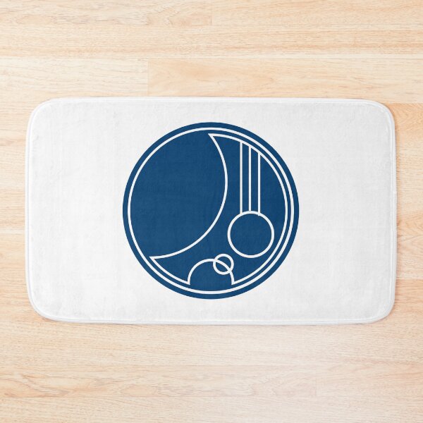 Item preview, Tom in Circular Gallifreyan Alphabet White on TARDIS Blue designed and sold by Darcy777.