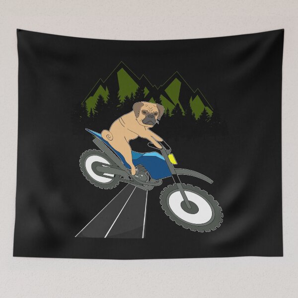 Item preview, Pug Motorbike pug dog motoorad gift shirt designed and sold by eiwo87.