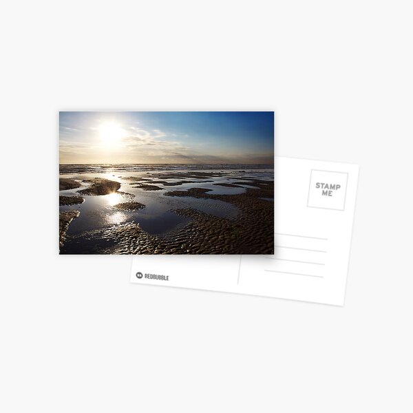 Sunset at Hardelot Plage Postcard