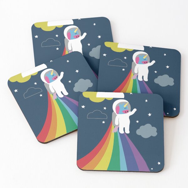 Artikelvorschau, Uni-naut - Einhorn-Astronaut entworfen und verkauft von pbbyc.